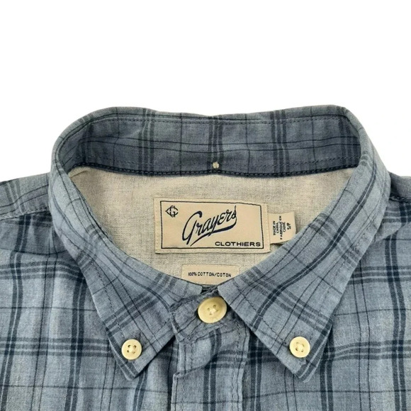 Grayers Plaid Button Down Shirt Size S - Picture 3 of 3
